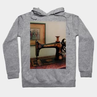 Sewing - Sewing Machine and Lithograph Hoodie